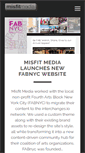 Mobile Screenshot of misfit-media.com